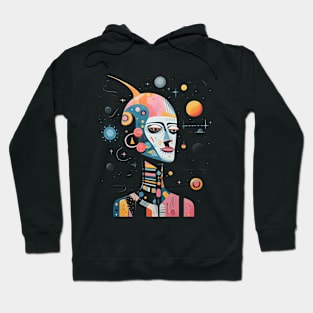 Astronaut  | Trippy Sci-Fi Alien Space Astronaut | Picasso Art Hoodie